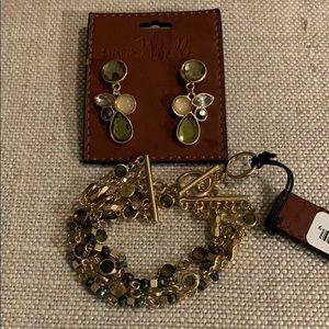 NEW! Bracelet and earrings set